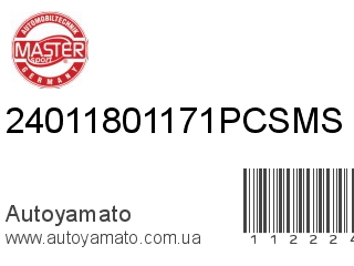 Тормозной диск 24011801171PCSMS (MASTER SPORT)